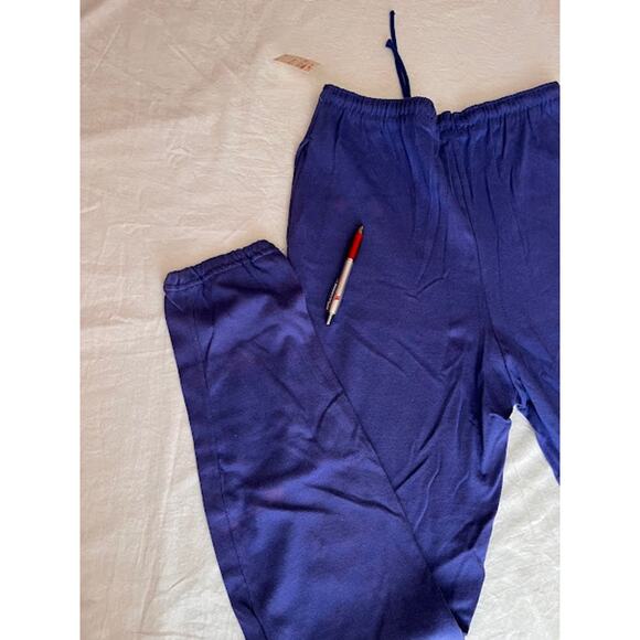 VTG NEW Champion Sweatpants Mens Blue Drawstring Size Large - Picture 7 of 8